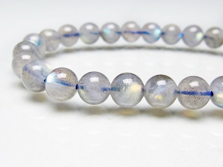 ラブラドライト ブレスレット 7mm メール便可 [M便 1/10] 111-44716 [sold out]