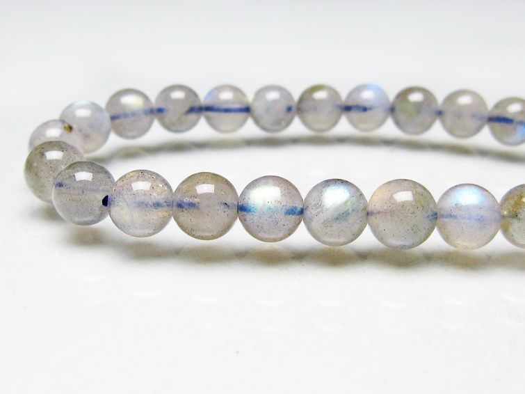 ラブラドライト ブレスレット 7mm メール便可 [M便 1/10] 111-44717 [sold out]