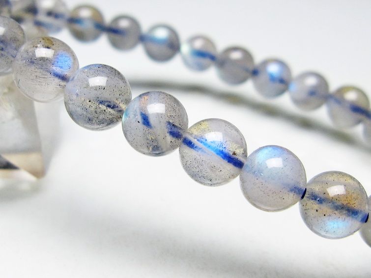ラブラドライト ブレスレット 7mm メール便可 [M便 1/10] 111-44719 [sold out]