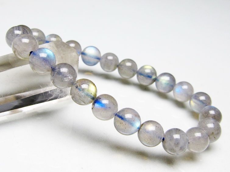 ラブラドライト ブレスレット 8mm メール便可 [M便 1/10] 111-44726 [sold out]