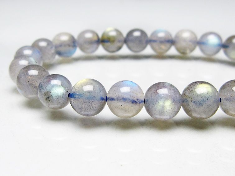 ラブラドライト ブレスレット 8mm メール便可 [M便 1/10] 111-44726 [sold out]