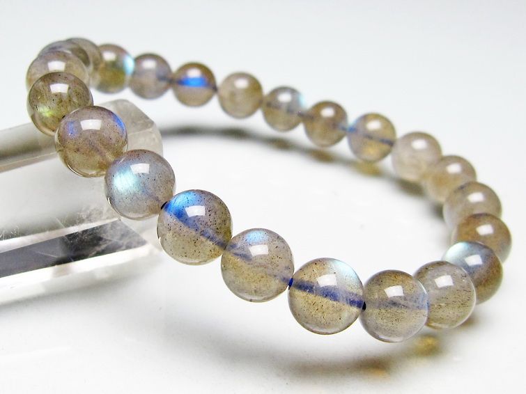 ラブラドライト ブレスレット 8mm メール便可 [M便 1/10] 111-44748 【sold out】