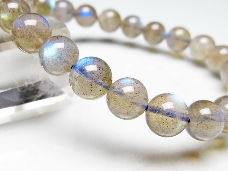 ラブラドライト ブレスレット 8mm メール便可 [M便 1/10] 111-44748 【sold out】