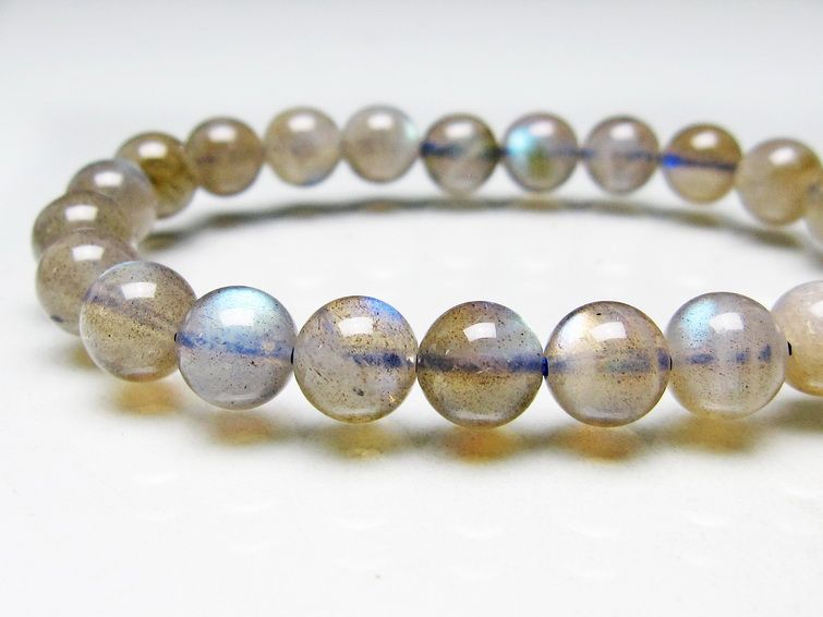 ラブラドライト ブレスレット 8mm メール便可 [M便 1/10] 111-44748 【sold out】