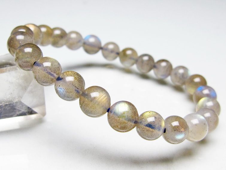 ラブラドライト ブレスレット 8mm メール便可 [M便 1/10] 111-44749 【sold out】