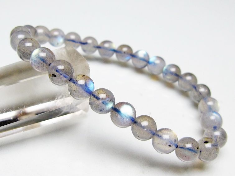 ラブラドライト ブレスレット 7mm メール便可 [M便 1/10] 111-44756[sold out]