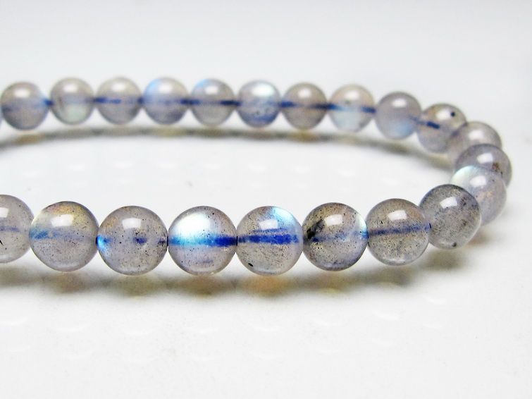 ラブラドライト ブレスレット 7mm メール便可 [M便 1/10] 111-44756[sold out]