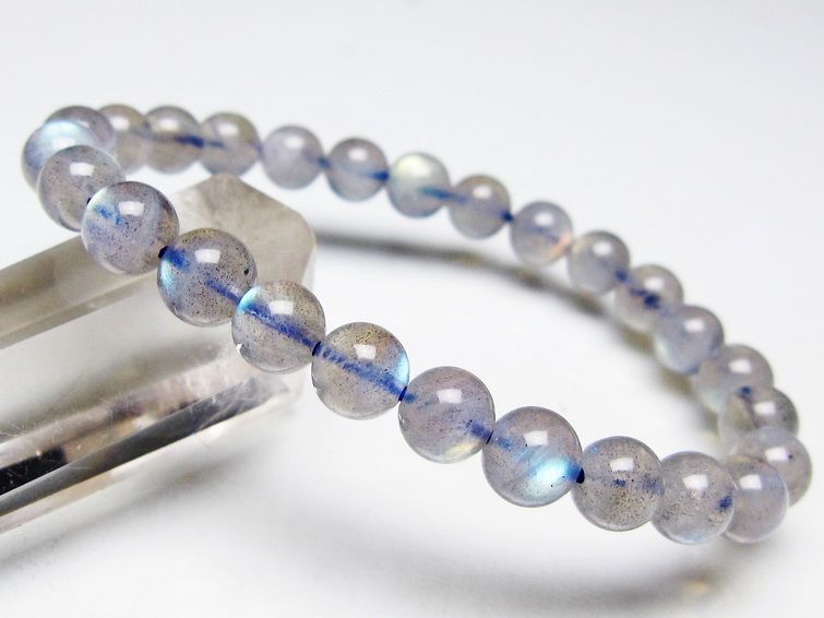 ラブラドライト ブレスレット 7mm メール便可 [M便 1/10] 111-44758 【sold out】