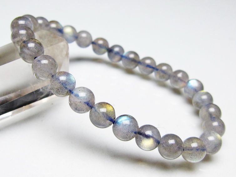 ラブラドライト ブレスレット 7mm メール便可 [M便 1/10] 111-44761 [sold out]