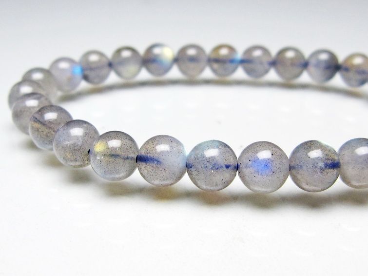 ラブラドライト ブレスレット 7mm メール便可 [M便 1/10] 111-44761 [sold out]