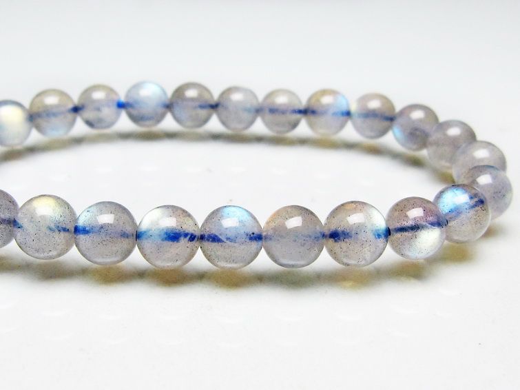 ラブラドライト ブレスレット 7mm メール便可 [M便 1/10] 111-44762 [sold out]