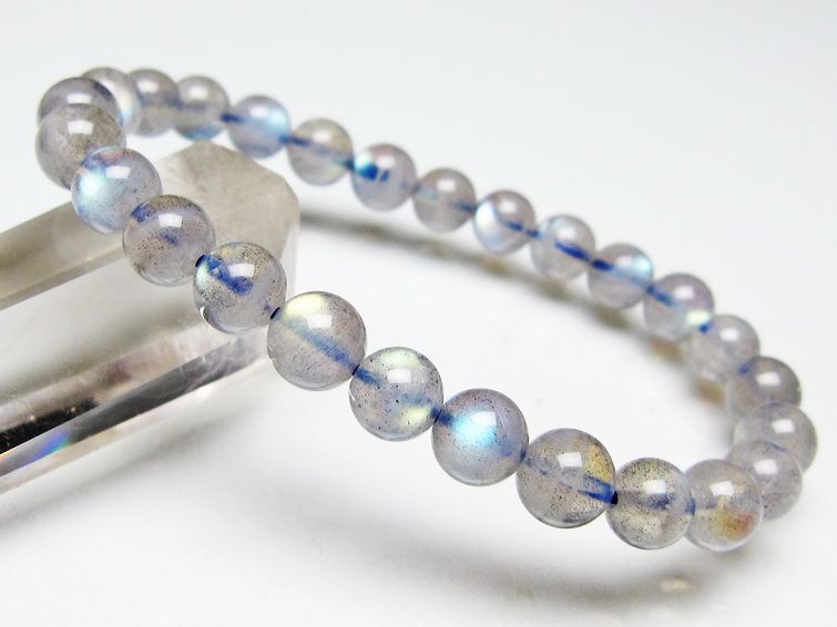 ラブラドライト ブレスレット 7mm メール便可 [M便 1/10] 111-44763 [sold out]