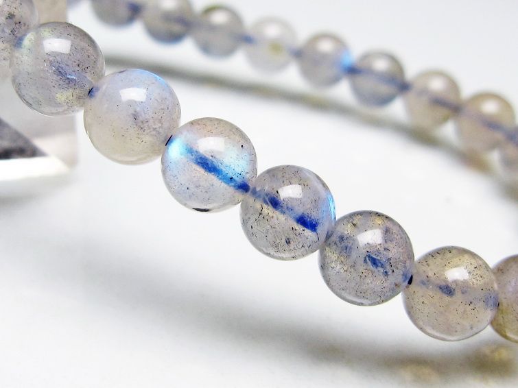 ラブラドライト ブレスレット 7mm メール便可 [M便 1/10] 111-44765 [sold out]