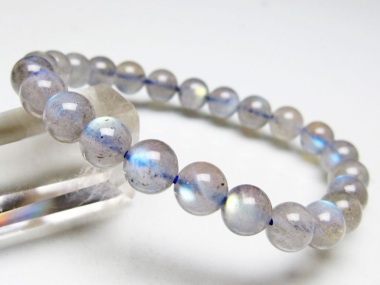 ラブラドライト ブレスレット 8mm メール便可 [M便 1/10] 111-44772 [sold out]