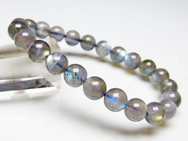 ラブラドライト ブレスレット 8mm メール便可 [M便 1/10] 111-44793 [sold out]