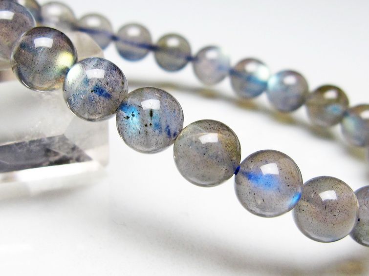 ラブラドライト ブレスレット 8mm メール便可 [M便 1/10] 111-44793 [sold out]