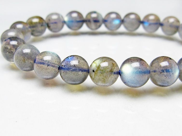 ラブラドライト ブレスレット 8mm メール便可 [M便 1/10] 111-44793 [sold out]