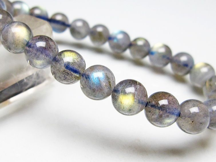 ラブラドライト ブレスレット 8mm メール便可 [M便 1/10] 111-44794 [sold out]