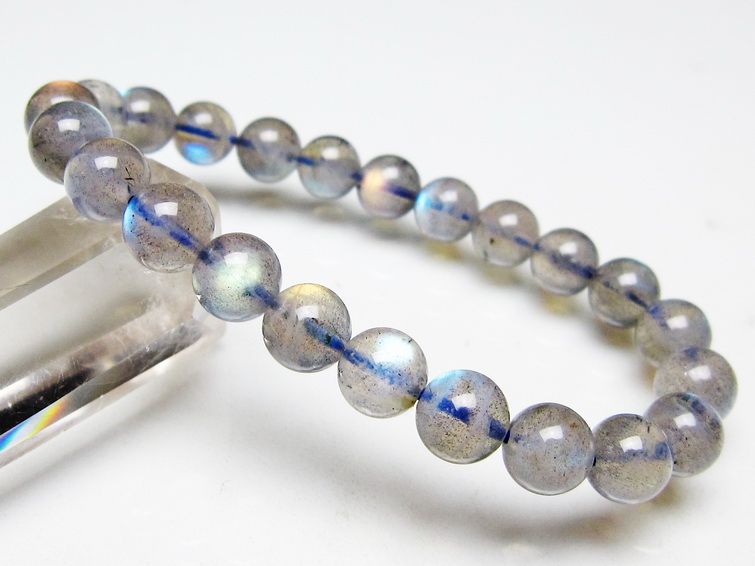 ラブラドライト ブレスレット 8mm メール便可 [M便 1/10] 111-44796[sold out]