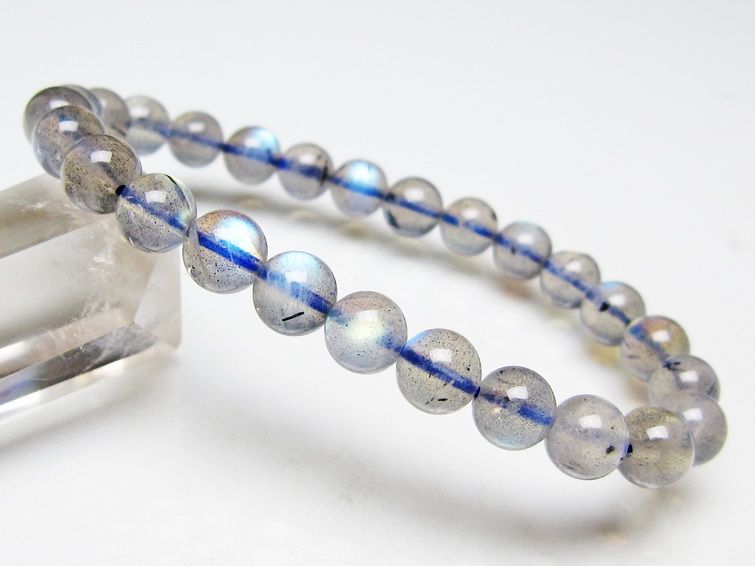 ラブラドライト ブレスレット 7mm メール便可 [M便 1/10] 111-44799 [sold out]