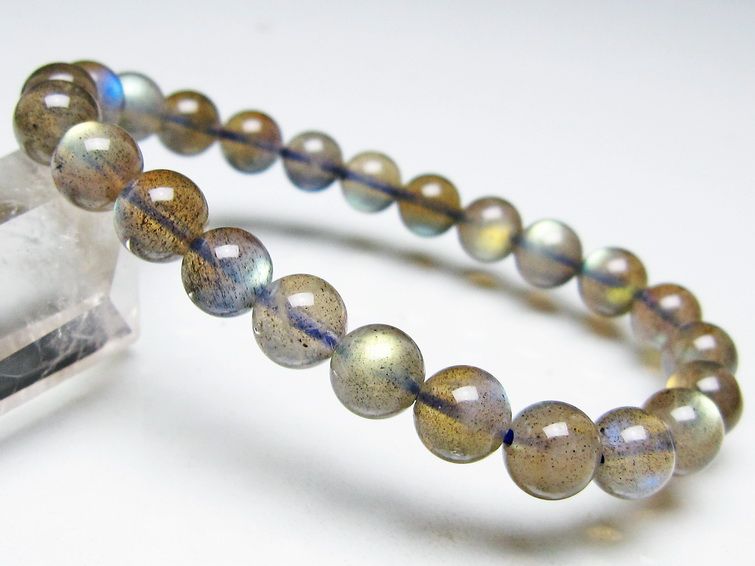 ラブラドライト ブレスレット 8mm メール便可 [M便 1/10] 111-44813 [sold out]