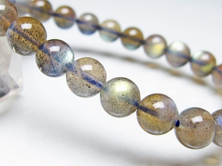 ラブラドライト ブレスレット 8mm メール便可 [M便 1/10] 111-44813 [sold out]
