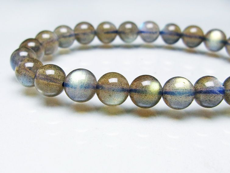 ラブラドライト ブレスレット 8mm メール便可 [M便 1/10] 111-44813 [sold out]