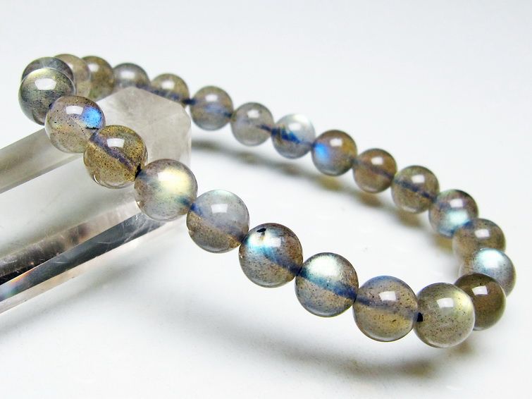 ラブラドライト ブレスレット 8mm メール便可 [M便 1/10] 111-44814 [sold out]