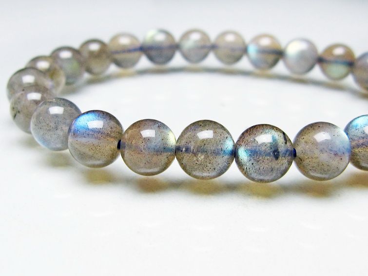 ラブラドライト ブレスレット 8mm メール便可 [M便 1/10] 111-44814 [sold out]