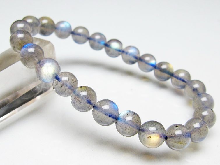 ラブラドライト ブレスレット 8mm メール便可 [M便 1/10] 111-44822 [sold out]