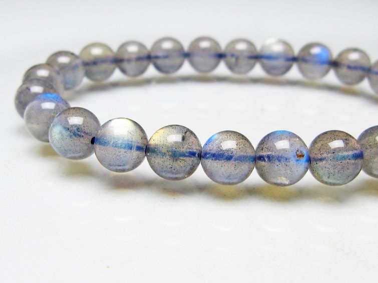 ラブラドライト ブレスレット 8mm メール便可 [M便 1/10] 111-44822 [sold out]