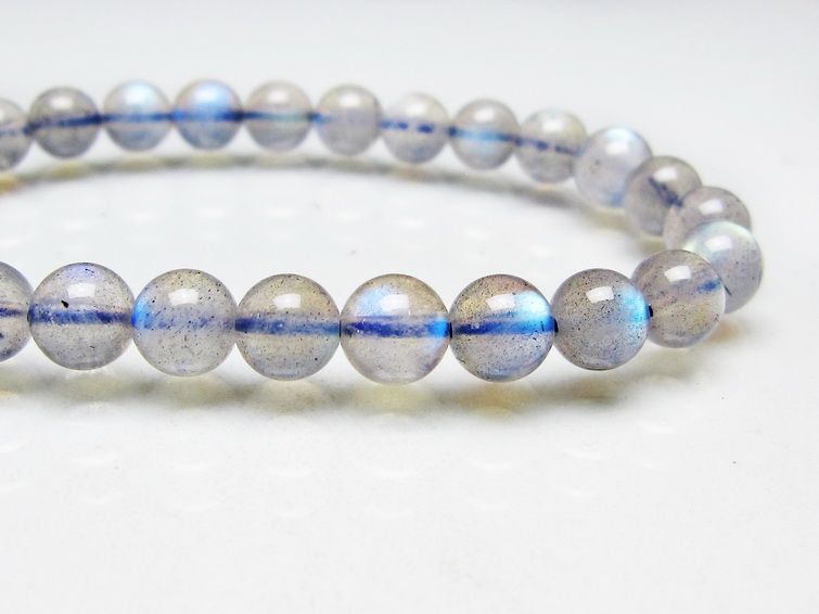 ラブラドライト ブレスレット 7mm メール便可 [M便 1/10] 111-44826 [sold out]