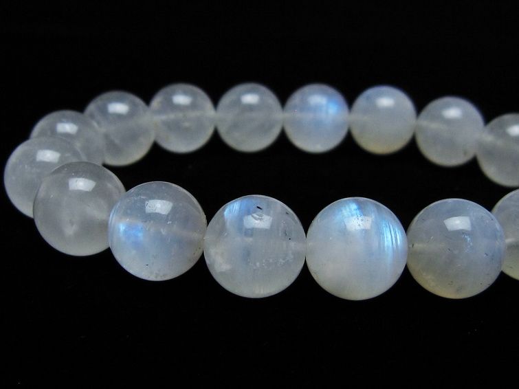 ムーンストーン ブレスレット 12mm メール便可 [M便 1/10] 111-44907