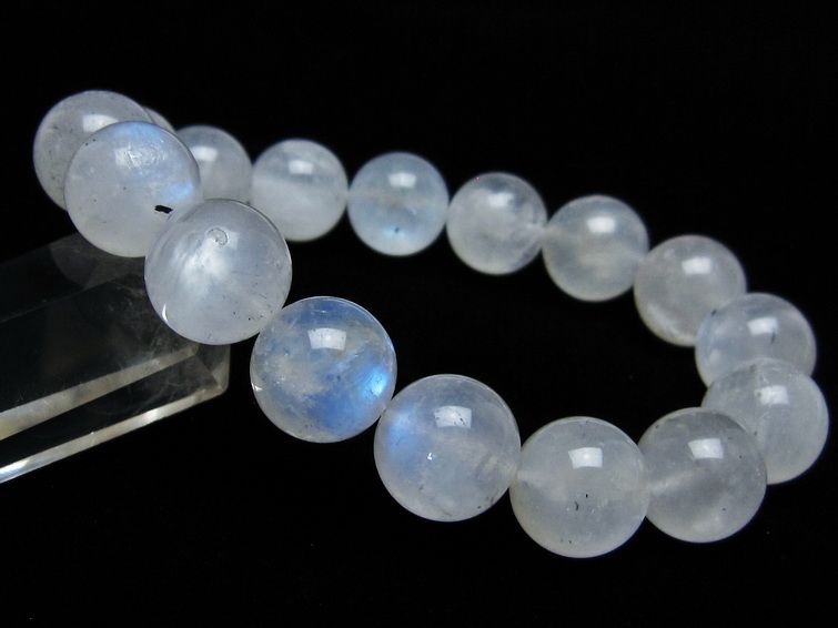 ムーンストーン ブレスレット 13mm メール便可 [M便 1/10] 111-44908