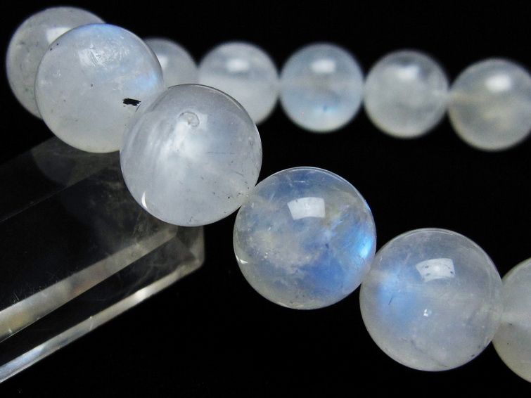 ムーンストーン ブレスレット 13mm メール便可 [M便 1/10] 111-44908