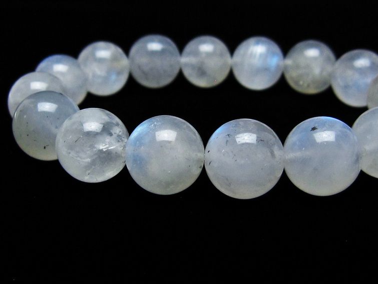 ムーンストーン ブレスレット 13mm メール便可 [M便 1/10] 111-44908