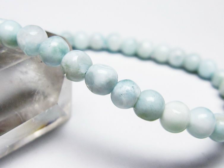 ラリマー ブレスレット 5mm 一点物 メール便可 [M便 1/10] 111-45326 [sold out]