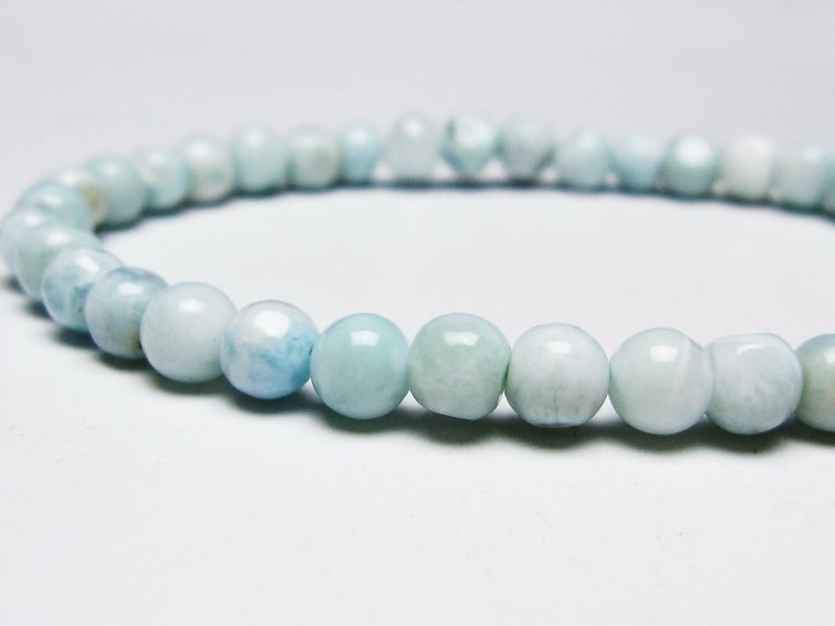 ラリマー ブレスレット 5mm 一点物 メール便可 [M便 1/10] 111-45326 [sold out]