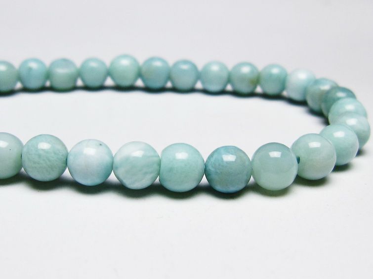 ラリマー ブレスレット 6mm 一点物 メール便可 [M便 1/10] 111-45333