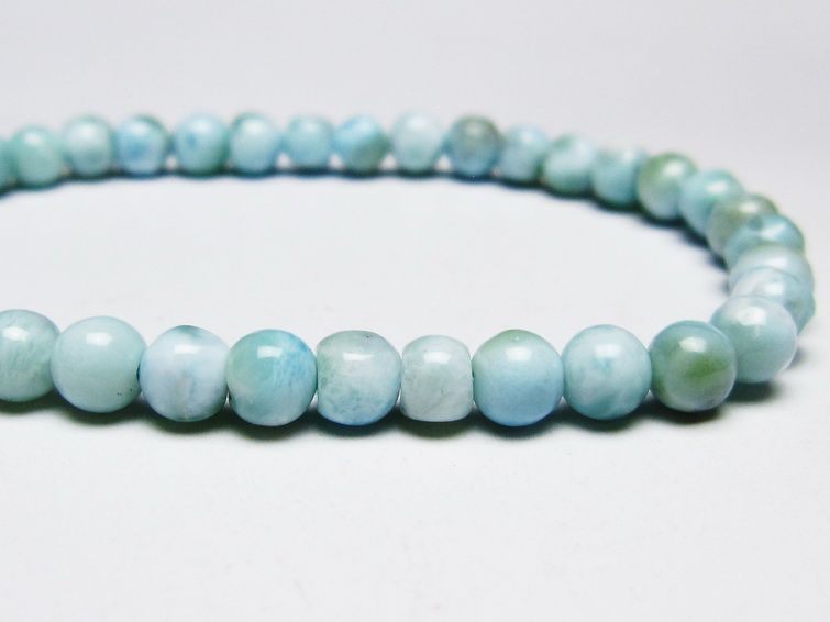 ラリマー ブレスレット 5mm 一点物 メール便可 [M便 1/10] 111-45341 [sold out]