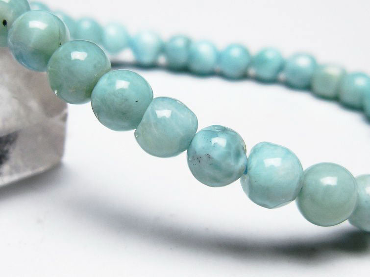 ラリマー ブレスレット 6mm 一点物 メール便可 [M便 1/10] 111-45351 [sold out]
