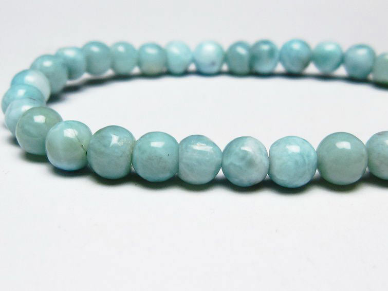 ラリマー ブレスレット 6mm 一点物 メール便可 [M便 1/10] 111-45351 [sold out]
