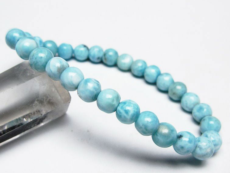 ラリマー ブレスレット 6mm 一点物 メール便可 [M便 1/10] 111-45352 【sold out】