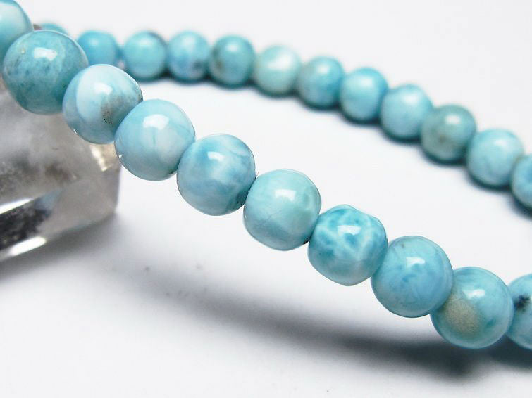 ラリマー ブレスレット 6mm 一点物 メール便可 [M便 1/10] 111-45352 【sold out】