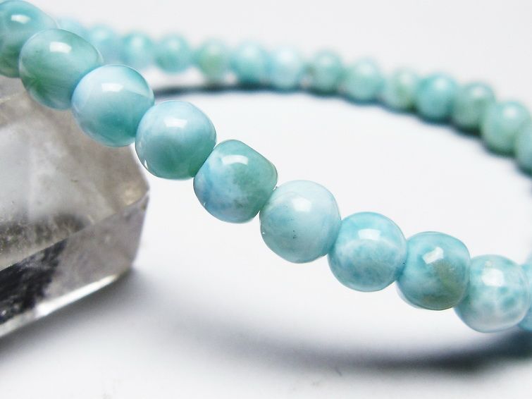 ラリマー ブレスレット 6mm 一点物 メール便可 [M便 1/10] 111-45363 [sold out]