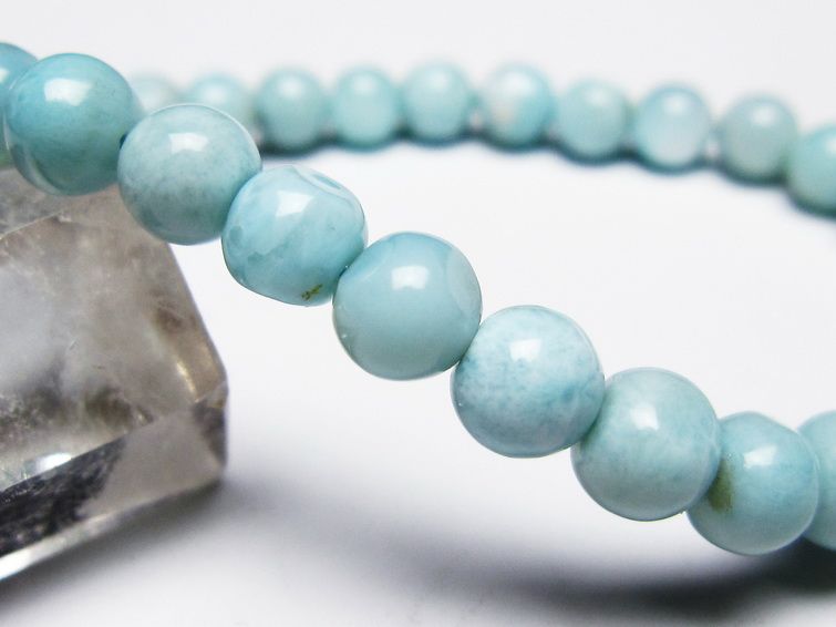 ラリマー ブレスレット 6mm 一点物 メール便可 [M便 1/10] 111-45371 [sold out]