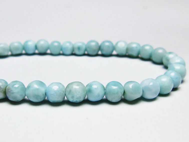 ラリマー ブレスレット 6mm 一点物 メール便可 [M便 1/10] 111-45377 【sold out】