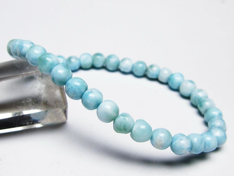 ラリマー ブレスレット 6mm 一点物 メール便可 [M便 1/10] 111-45378 [sold out]