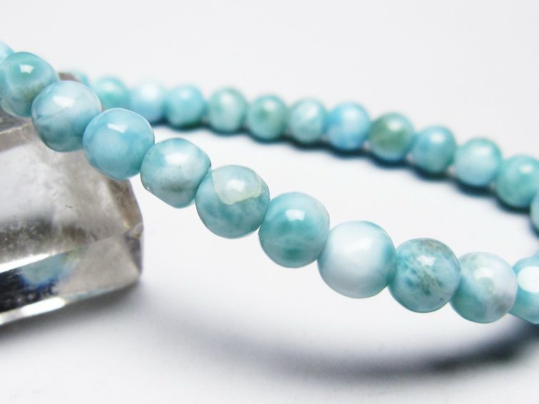 ラリマー ブレスレット 6mm 一点物 メール便可 [M便 1/10] 111-45380 【sold out】