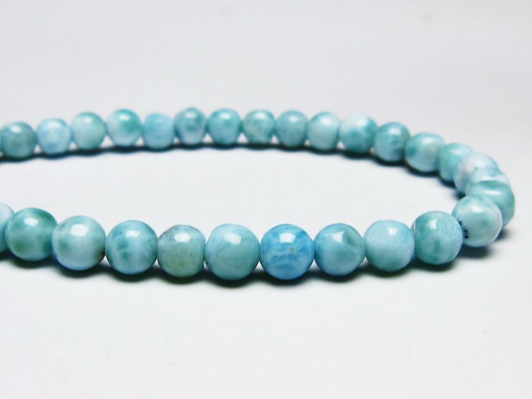 ラリマー ブレスレット 6mm 一点物 メール便可 [M便 1/10] 111-45380 【sold out】